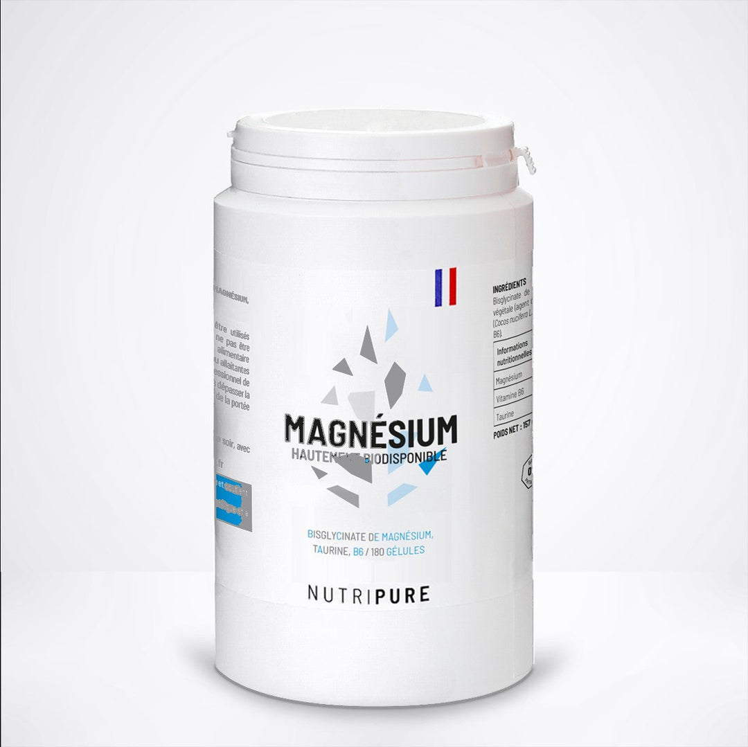Magnésium Taurine B6 Nutripure en stock à La Réunion chez RobShop