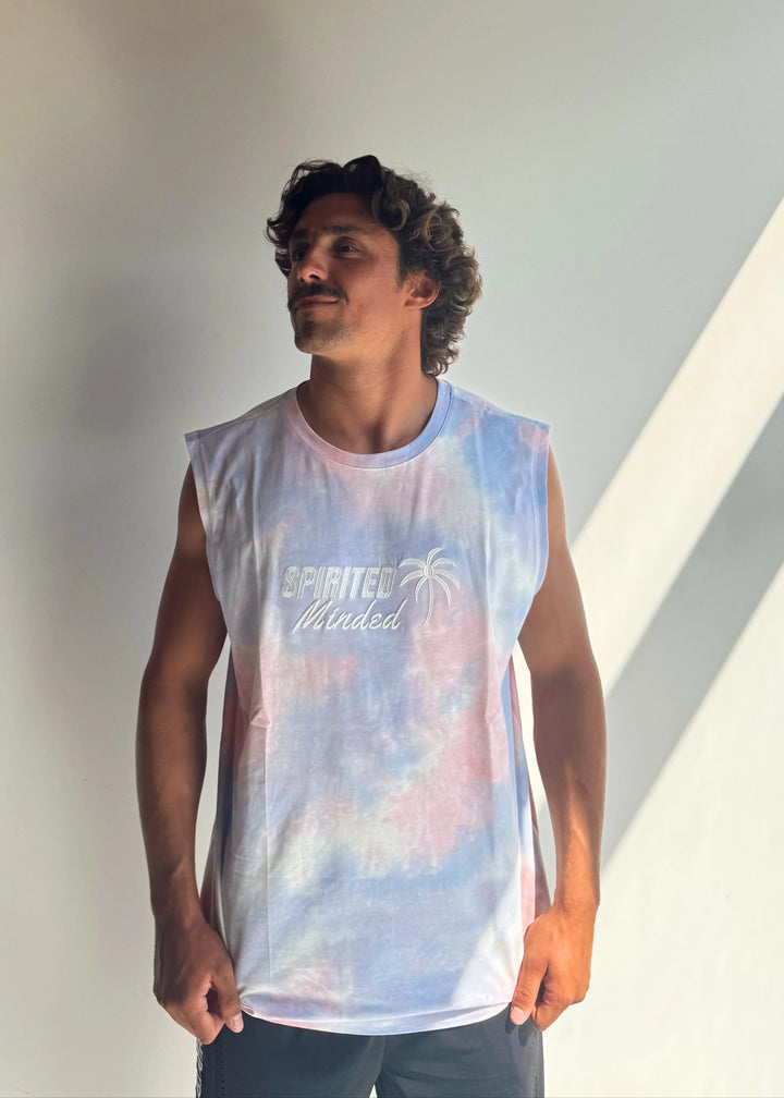 TANK OVERSIZE PINK SKY