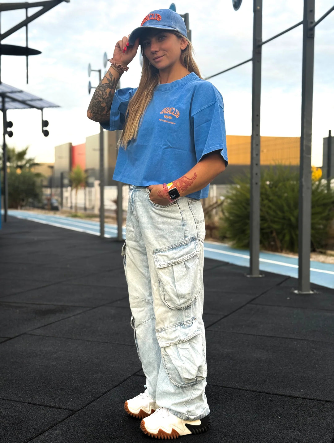 Crop-Top BB Academy Blue