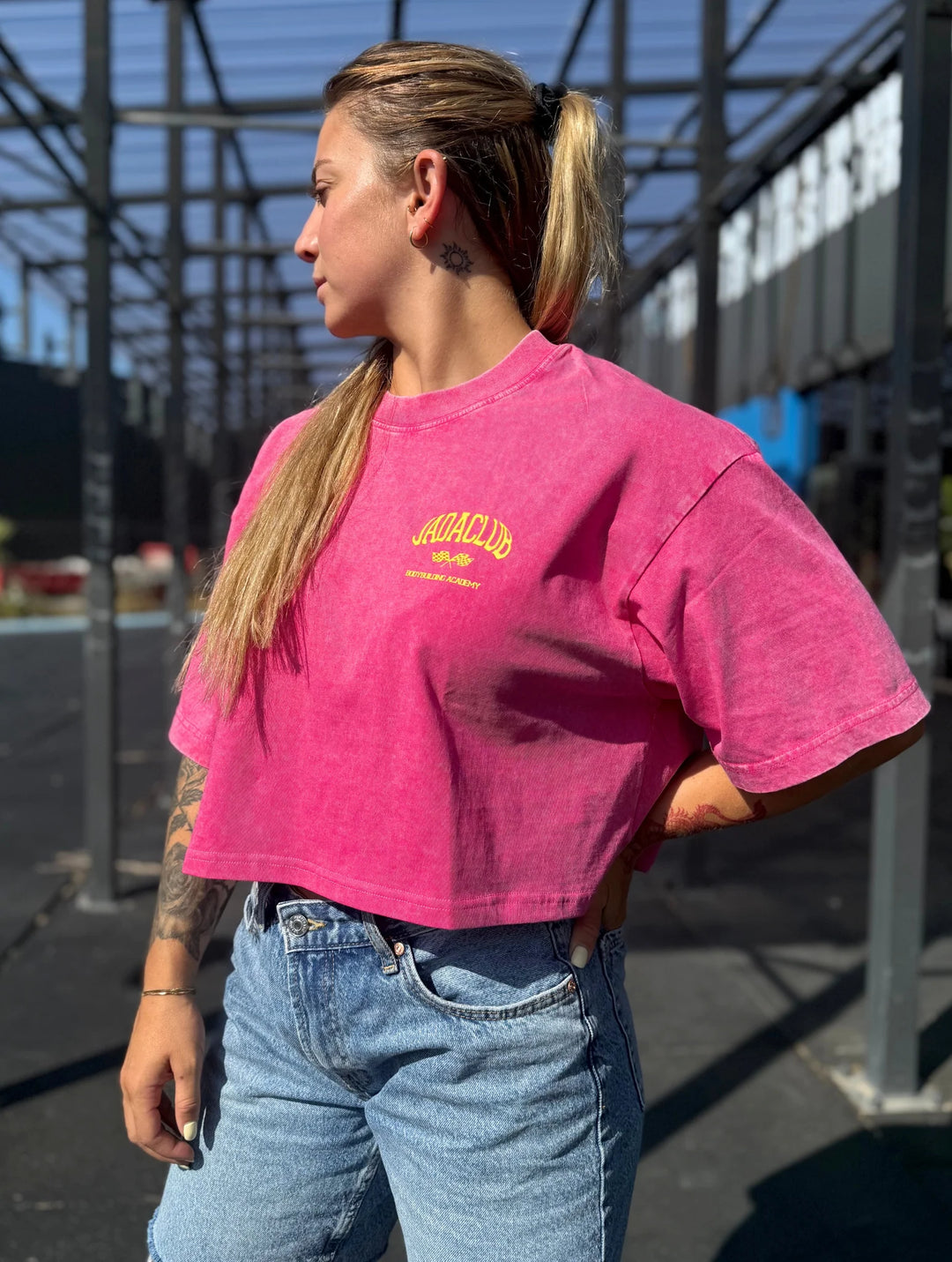 Crop-Top BB Academy Pink