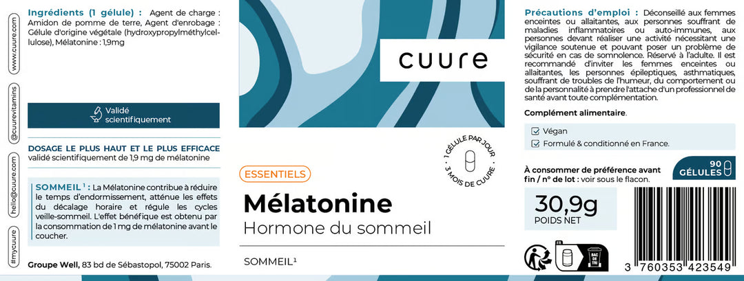 Mélatonine (90 doses)