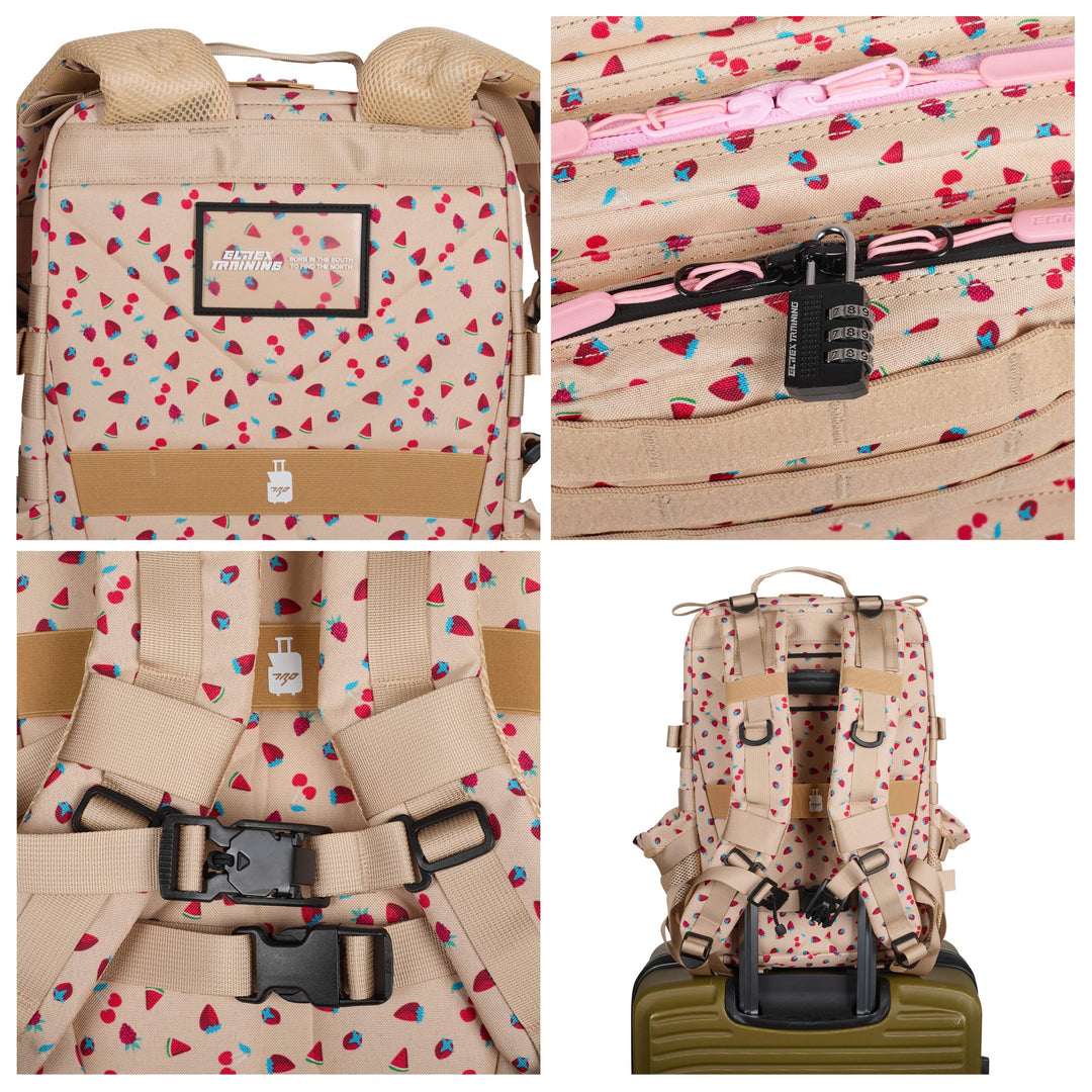 Sac à dos tactique 25L Fraise