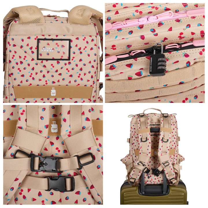 Sac à dos tactique 25L Fraise