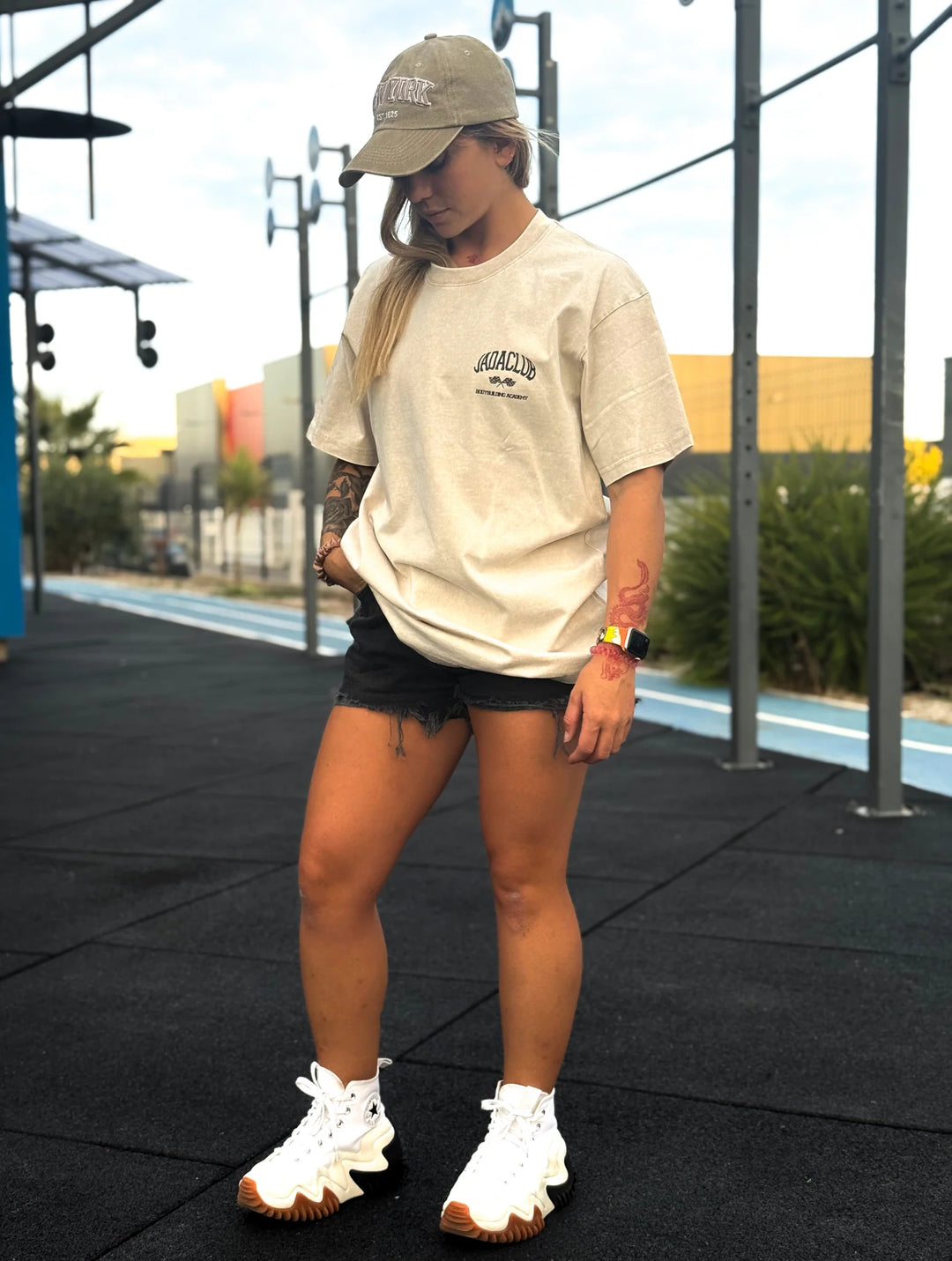 T-shirt oversize BB Academy Cream