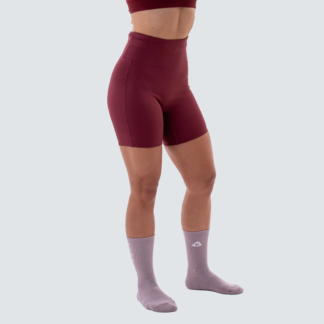 Short Performance - Burgundy