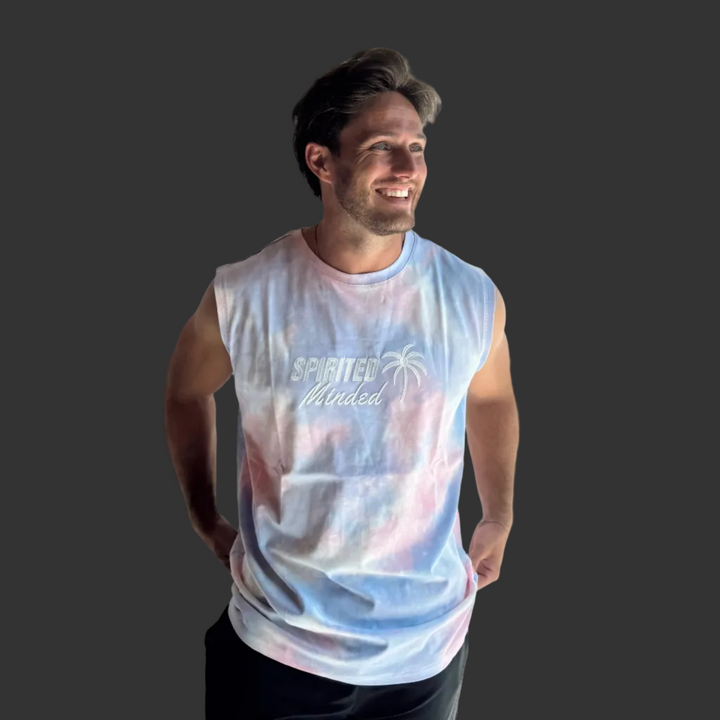 TANK OVERSIZE PINK SKY