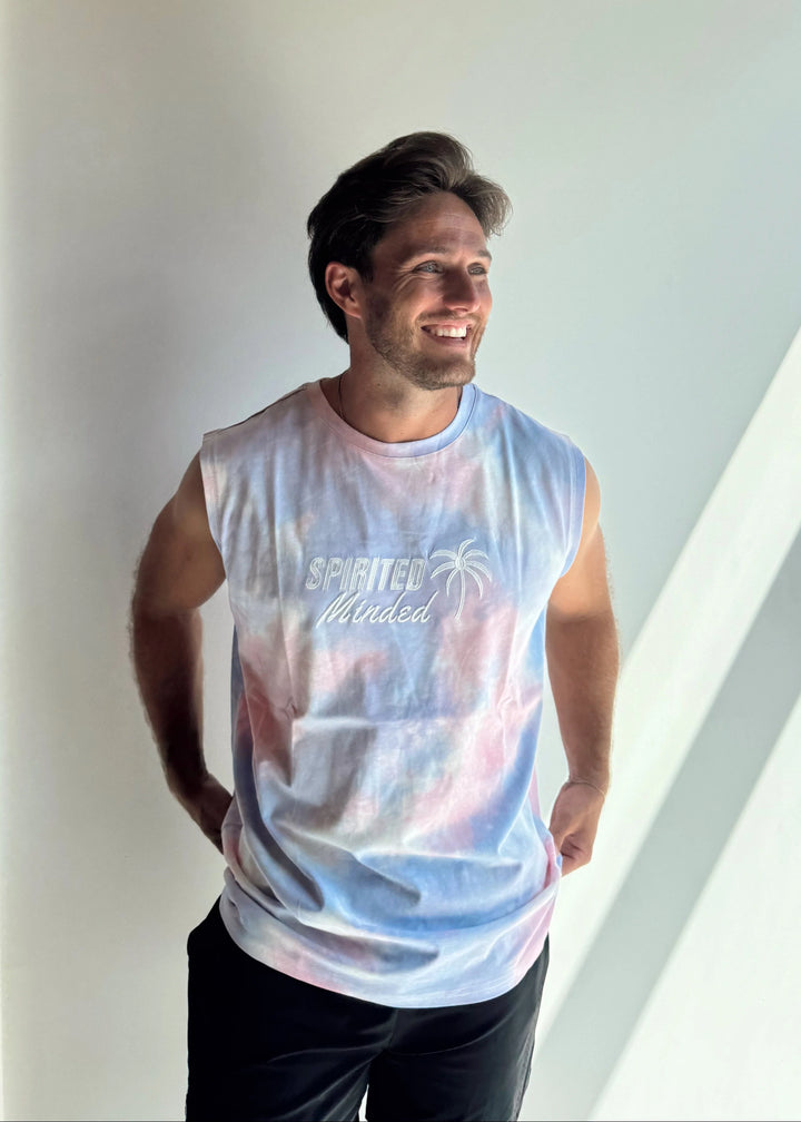 TANK OVERSIZE PINK SKY