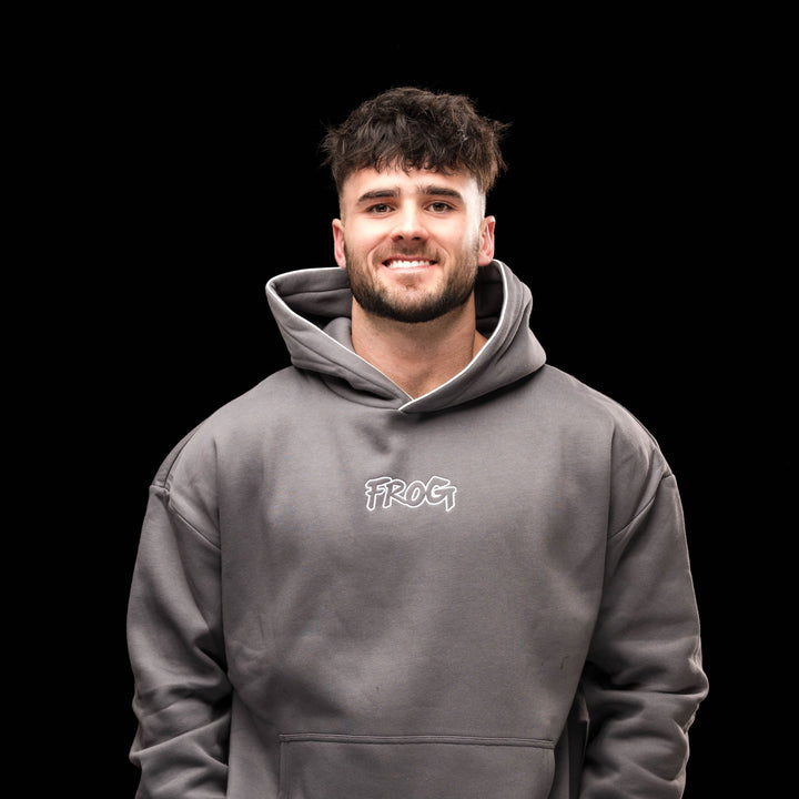 Sweat à capuche FROG GRIPS - Gris unisexe