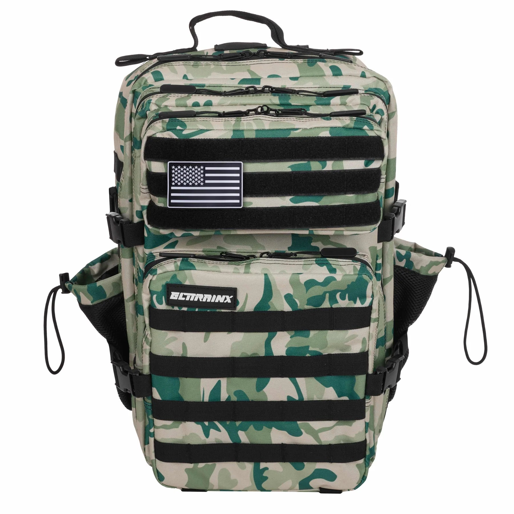 Sac à dos tactique V1 45L Vert Camouflage