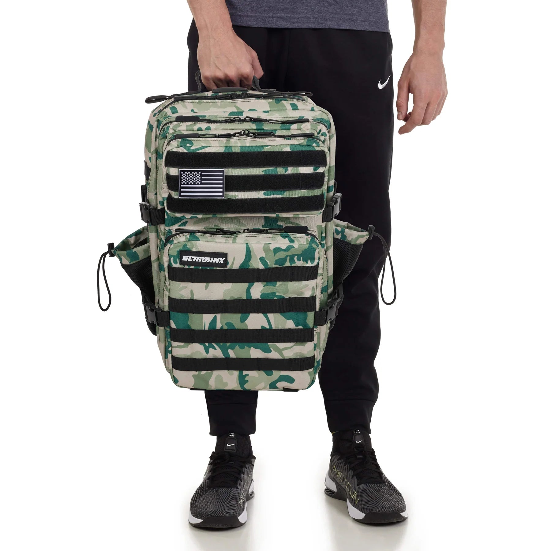 Sac à dos tactique V1 45L Vert Camouflage
