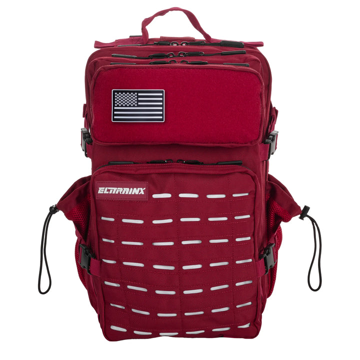 Sac à dos tactique V2 Premium 45L rouge foncé