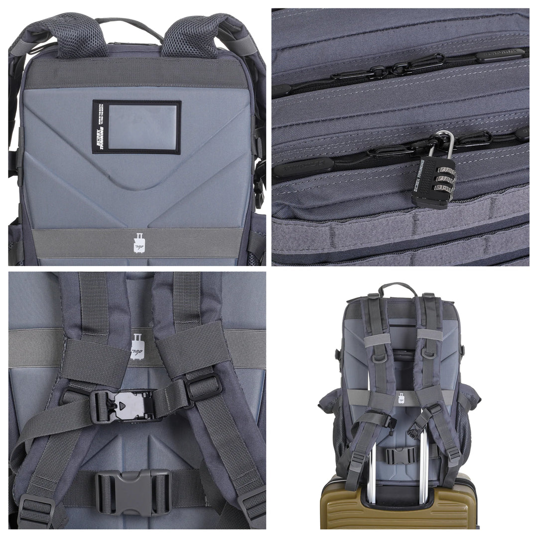 V2 45L Tactical Backpack Grey