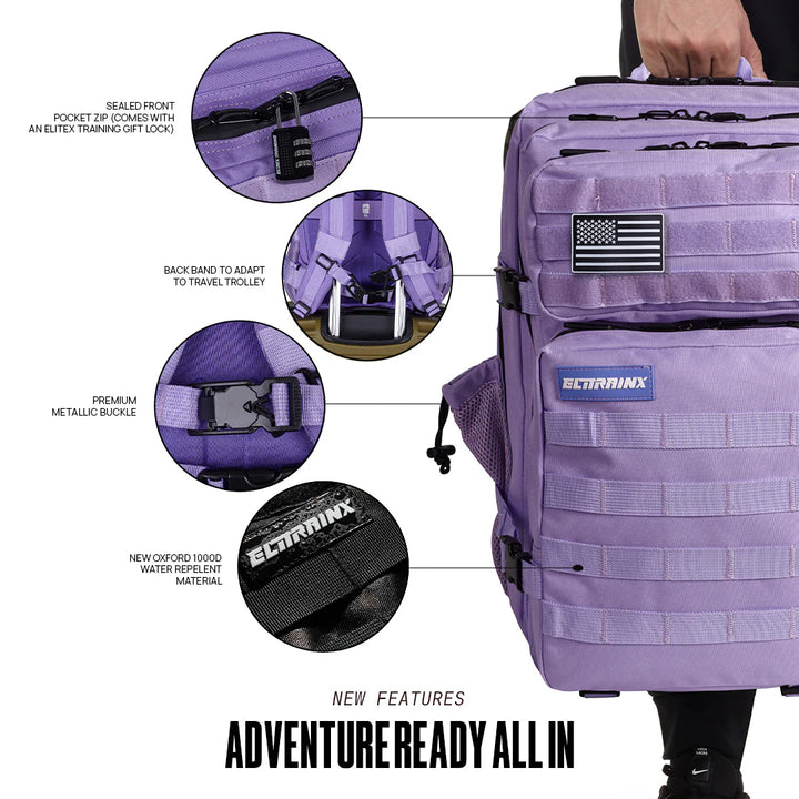 V1 45L Tactical Backpack Lavender