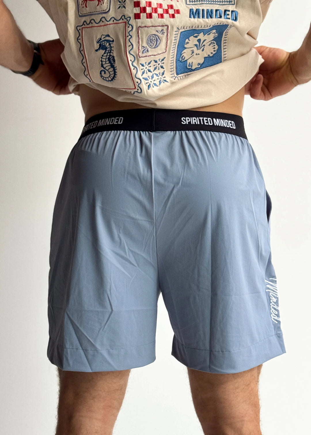 SHORT SOLSTICE FLOW - GRIS / BLEU