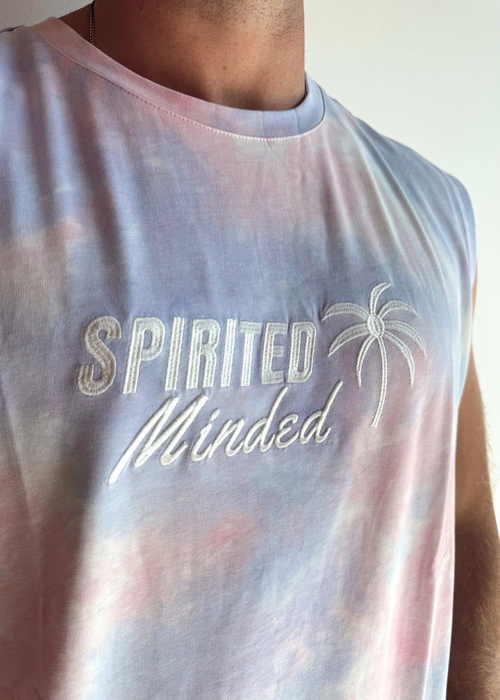 TANK OVERSIZE PINK SKY