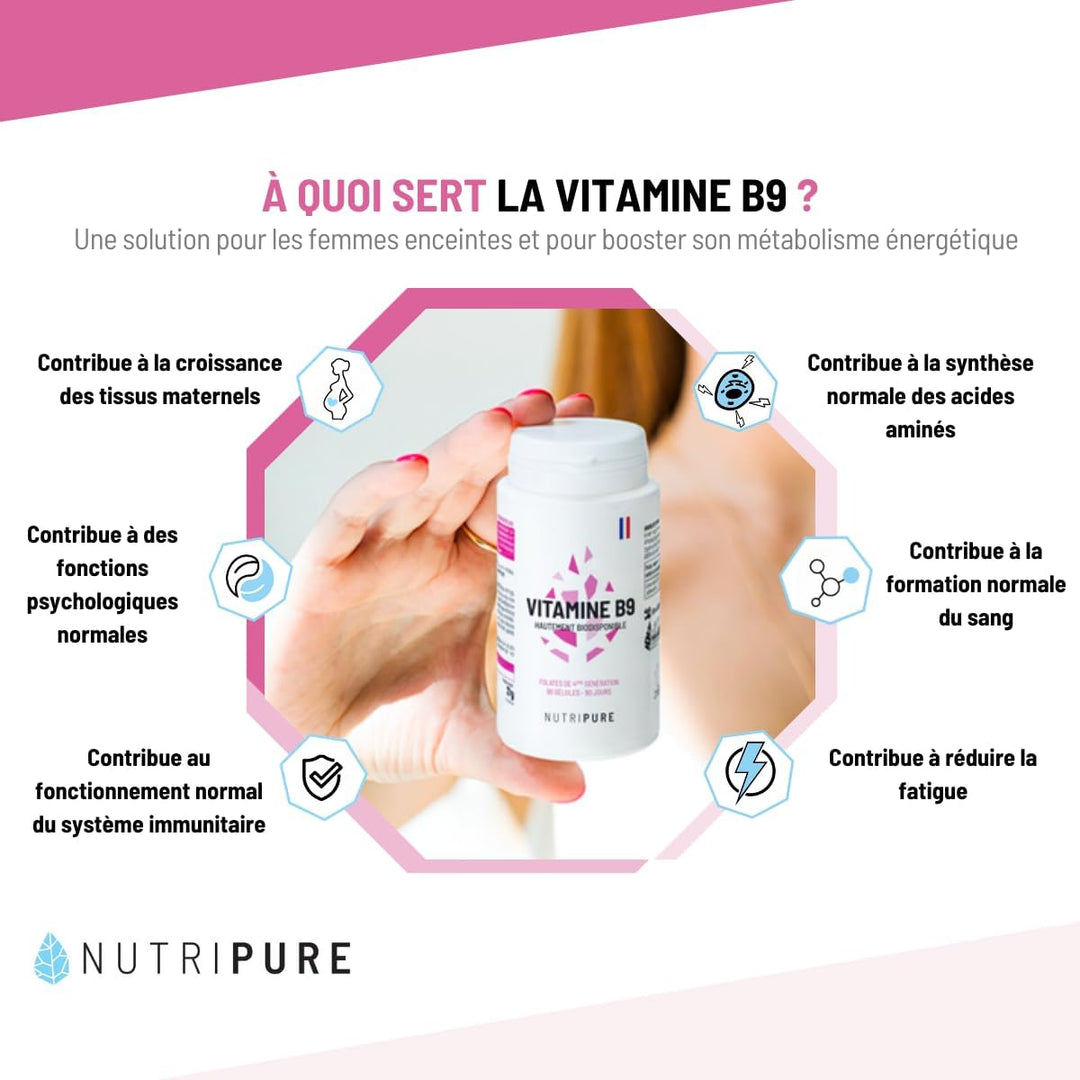 Vitamine B9 (3 mois)