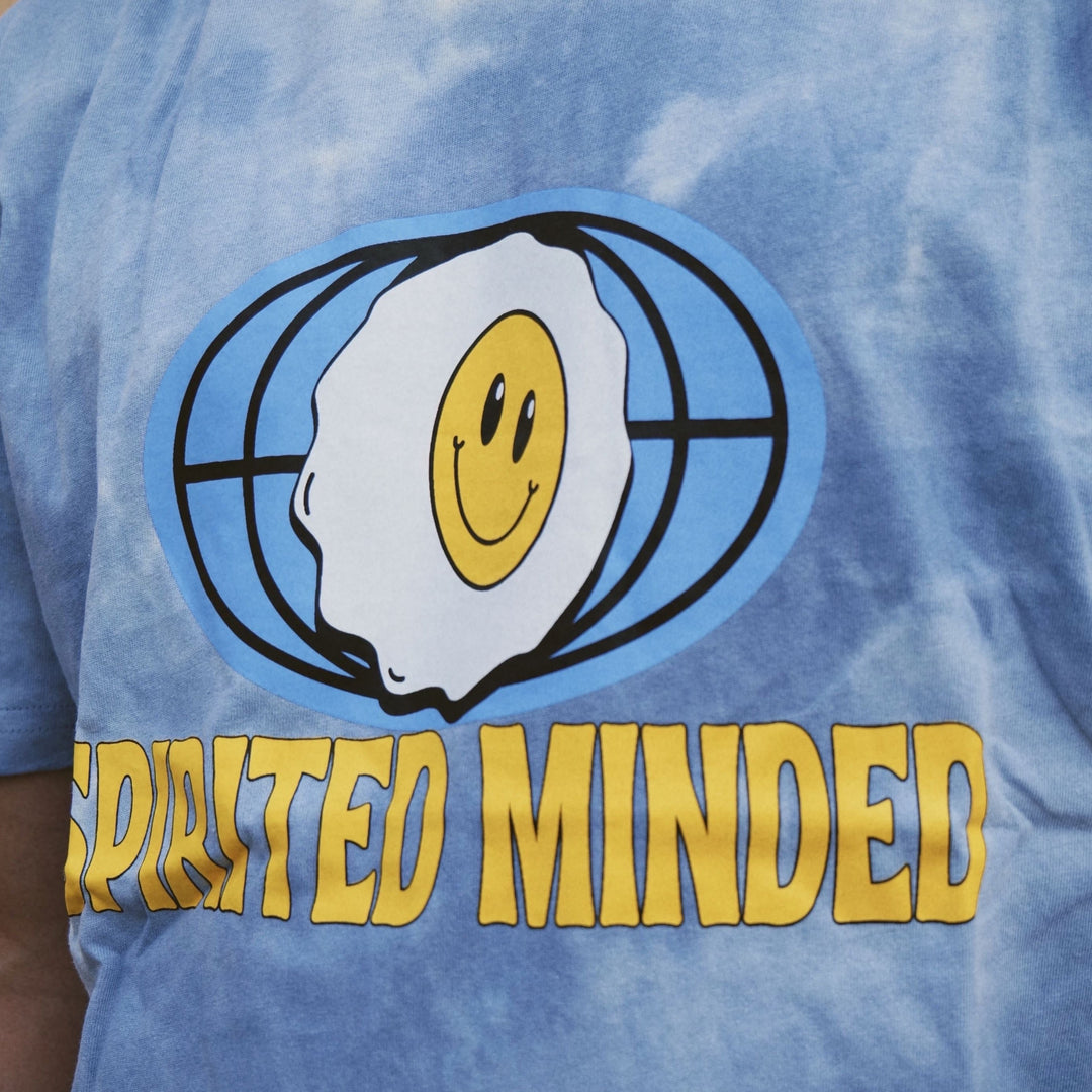 T-SHIRT OVERSIZE TIE AND DYE - BLEU