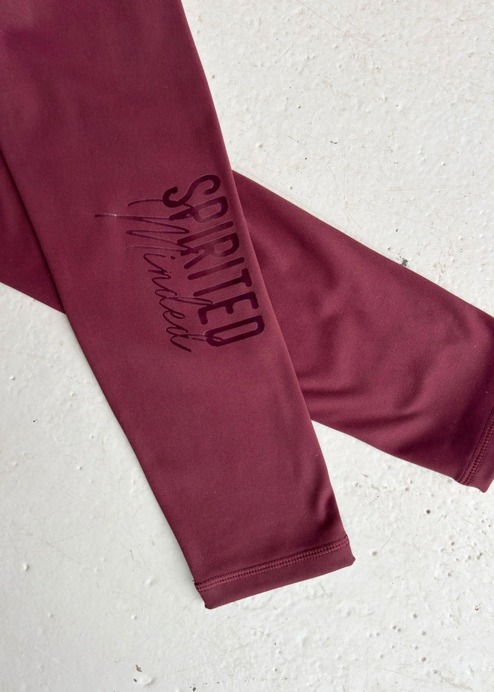 LEGGING SOLSTICE FLOW -  BORDEAUX
