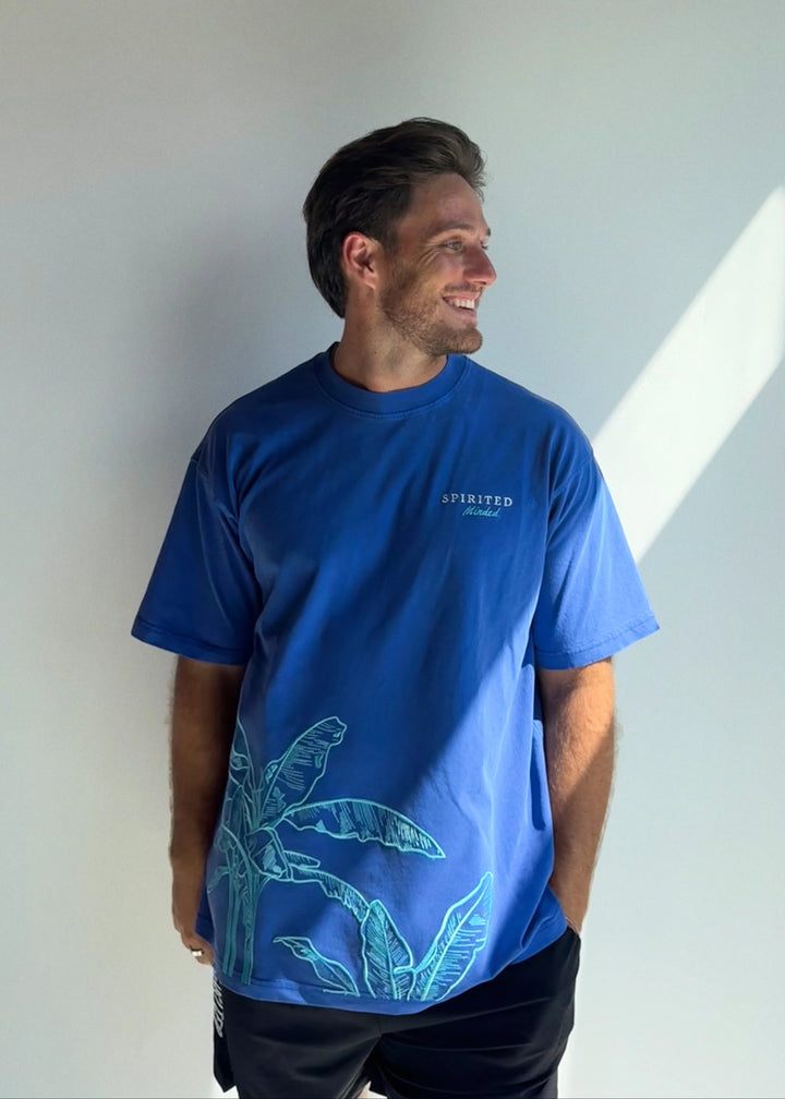 T-SHIRT BRODE OVERSIZE - PALM