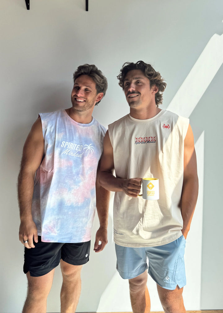 TANK OVERSIZE PINK SKY