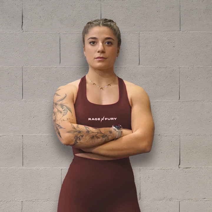 Brassière IRON HEART - Red Brown