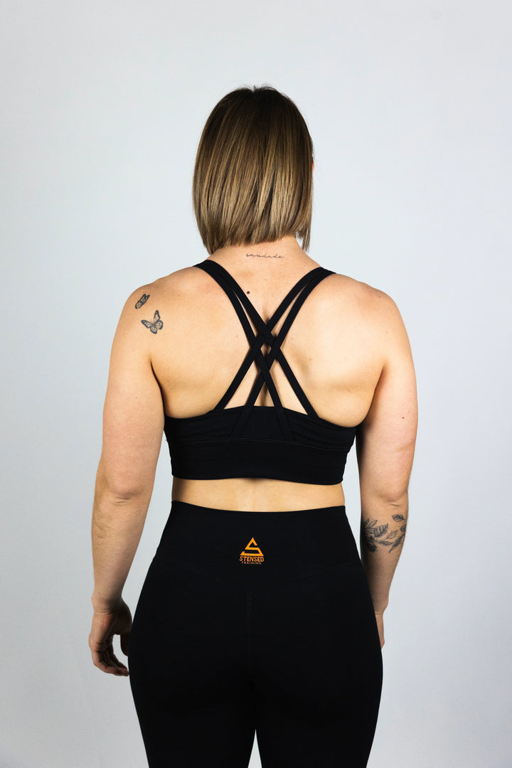 Brassière - Stensed Ignite Black