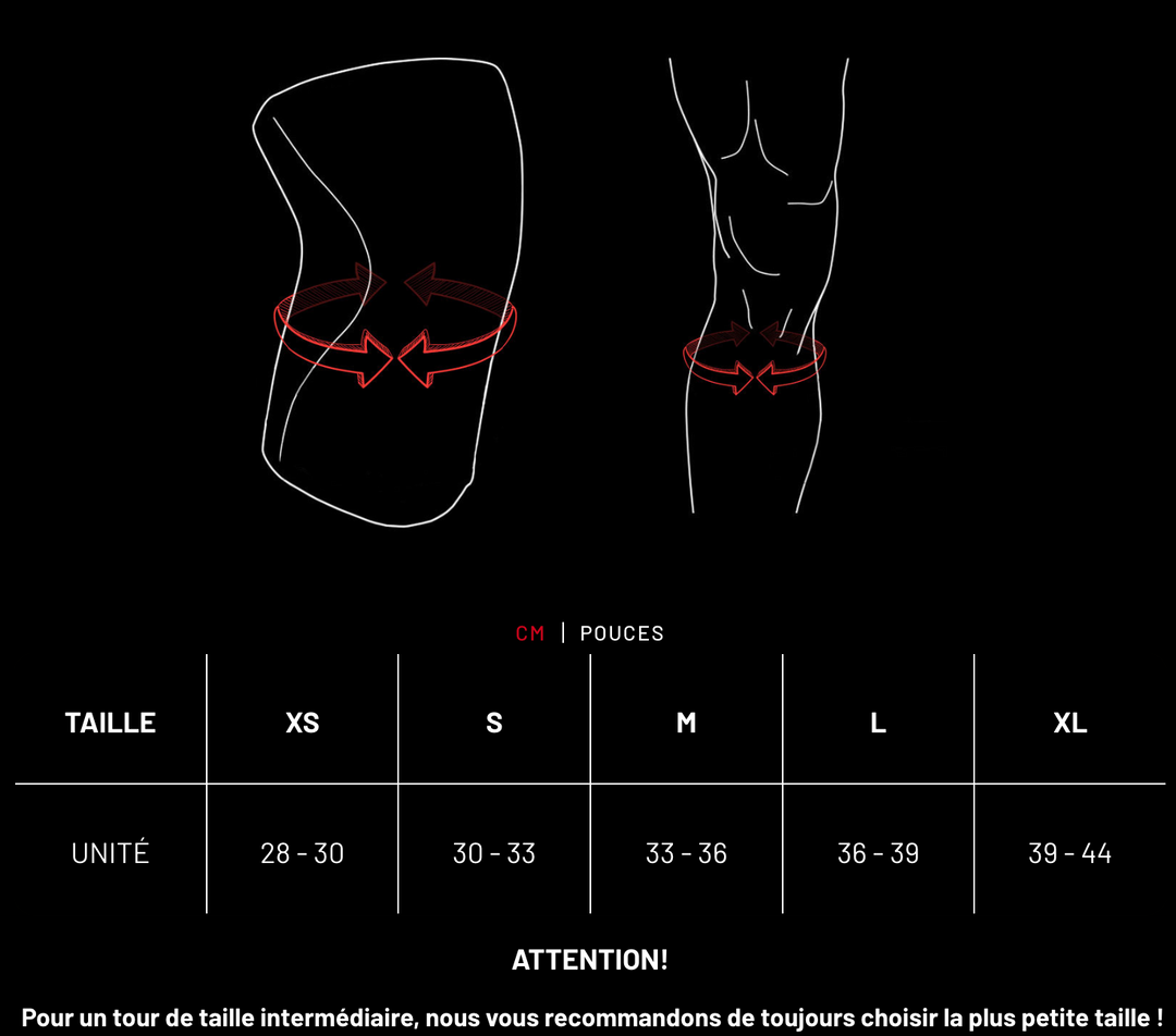 STAMINA GENOUILLERE 7MM NOIRE