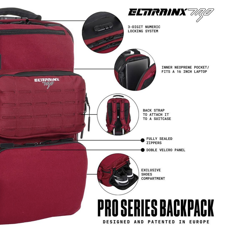 Pro Series 45L Backpack Dark Red