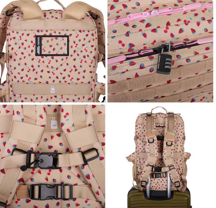 Sac à dos tactique V1 45L All in Fraise