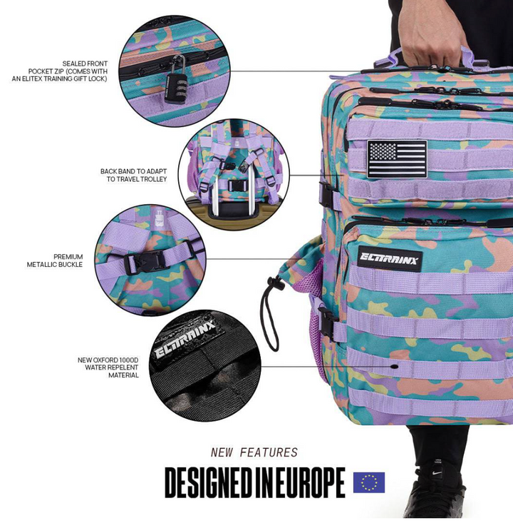 Sac à dos tactique V1 45L Arc en ciel