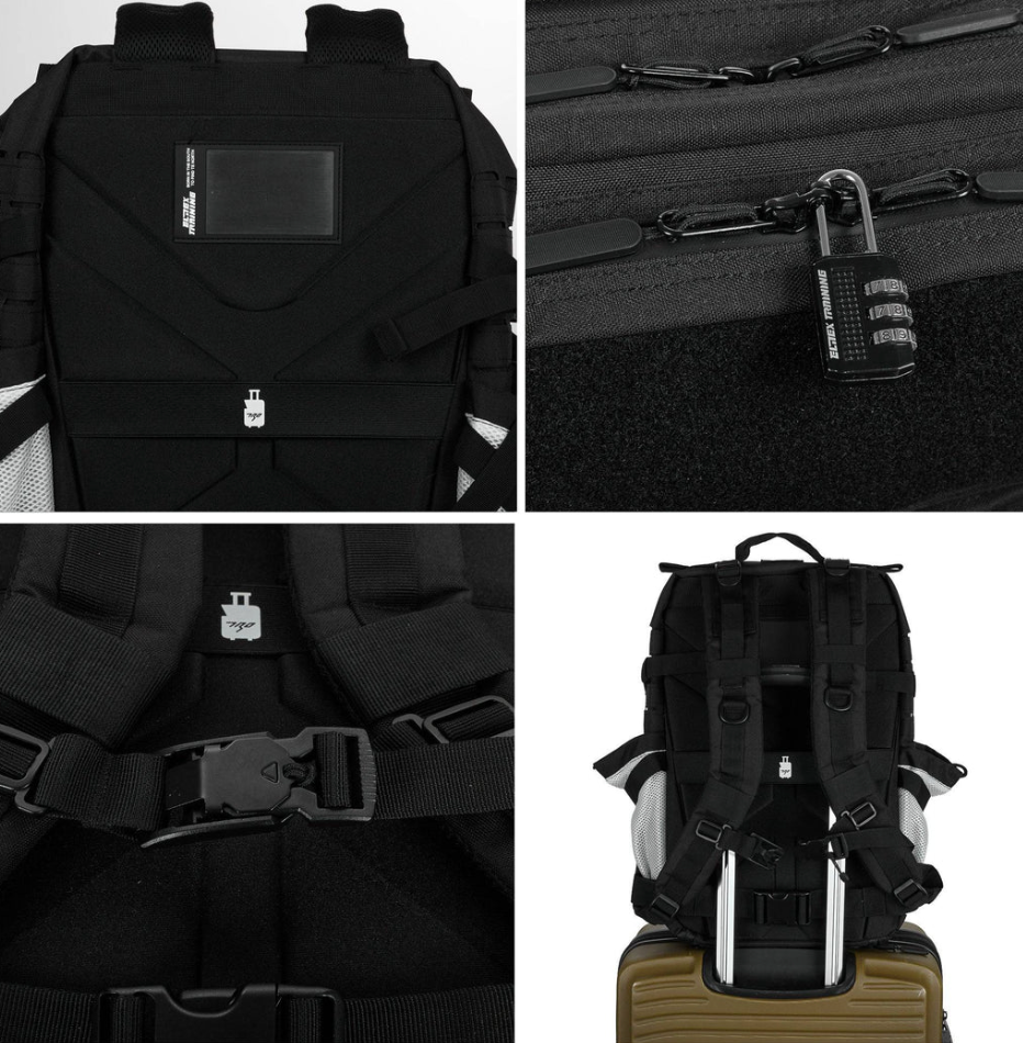 Sac à dos tactique V2 45  All In Noir et blanc