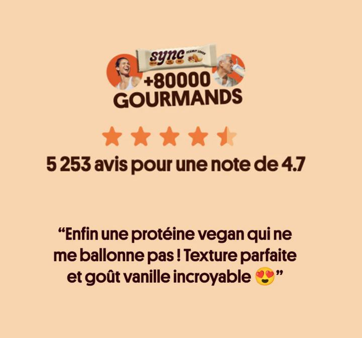 SYNC PROTEINE (600g/20 doses)