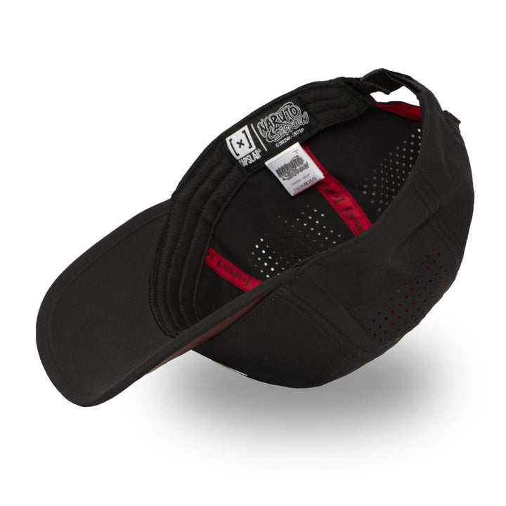 CAPSLAB -Casquette Six panel Naruto Shippuden Visière 3D Clip Noire