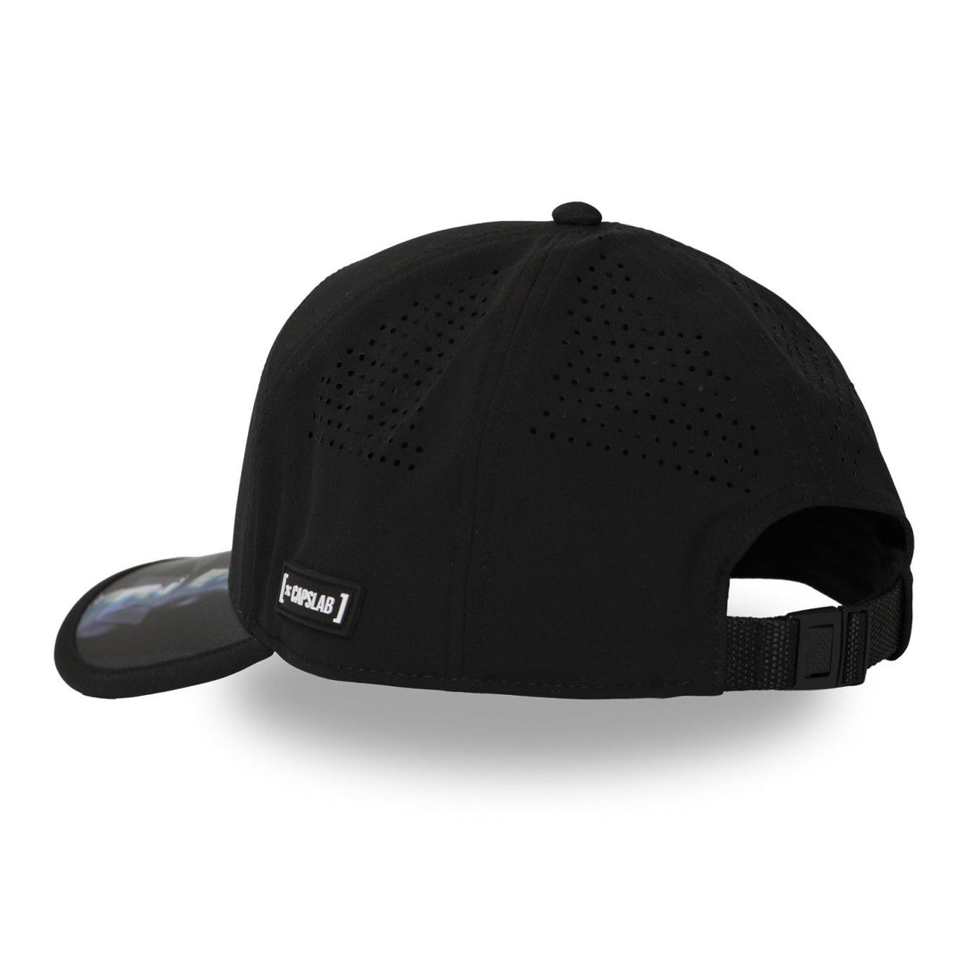 CAPSLAB -Casquette Six panel Dragon Ball Super Visière 3D Clip Noire