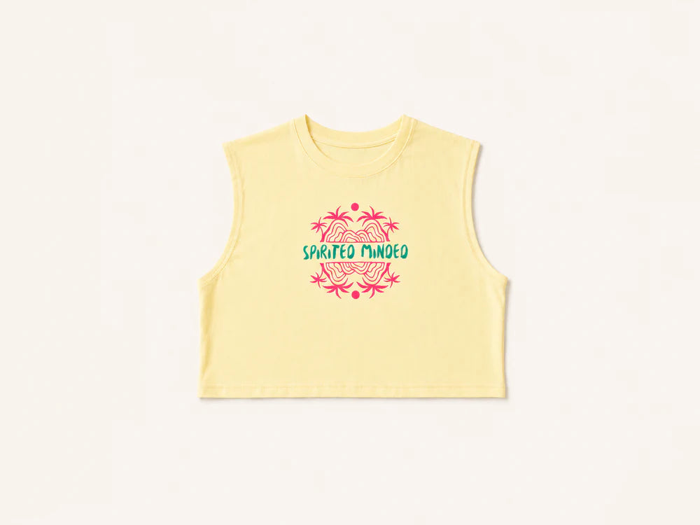CROP TOP OVERSIZE "THE GOOD LIFE"
