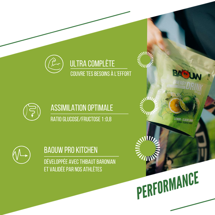 Boissons Energétiques Citron - Fleur de sureau 585g