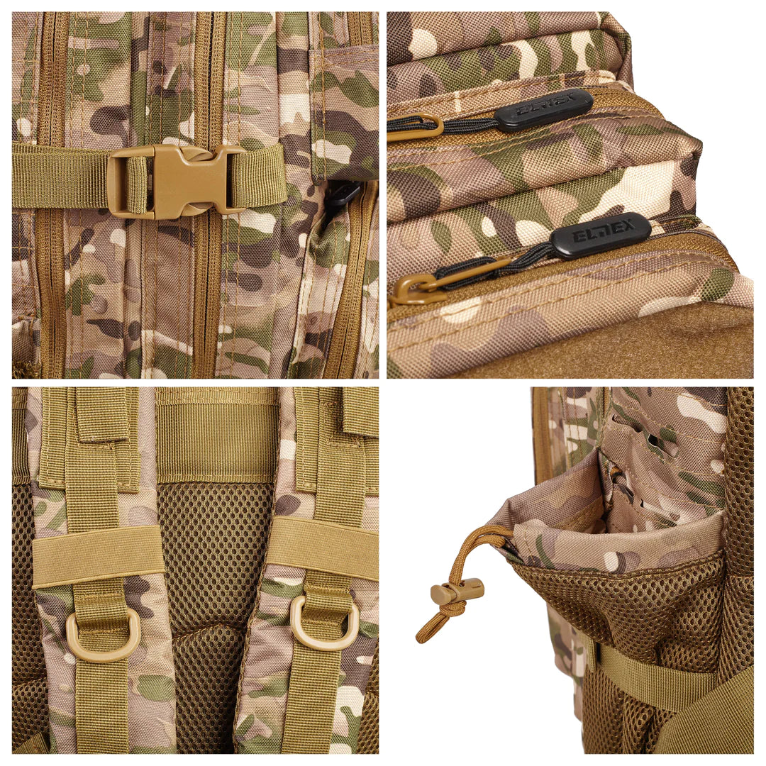 V2 45L Tactical Backpack Military Camouflage