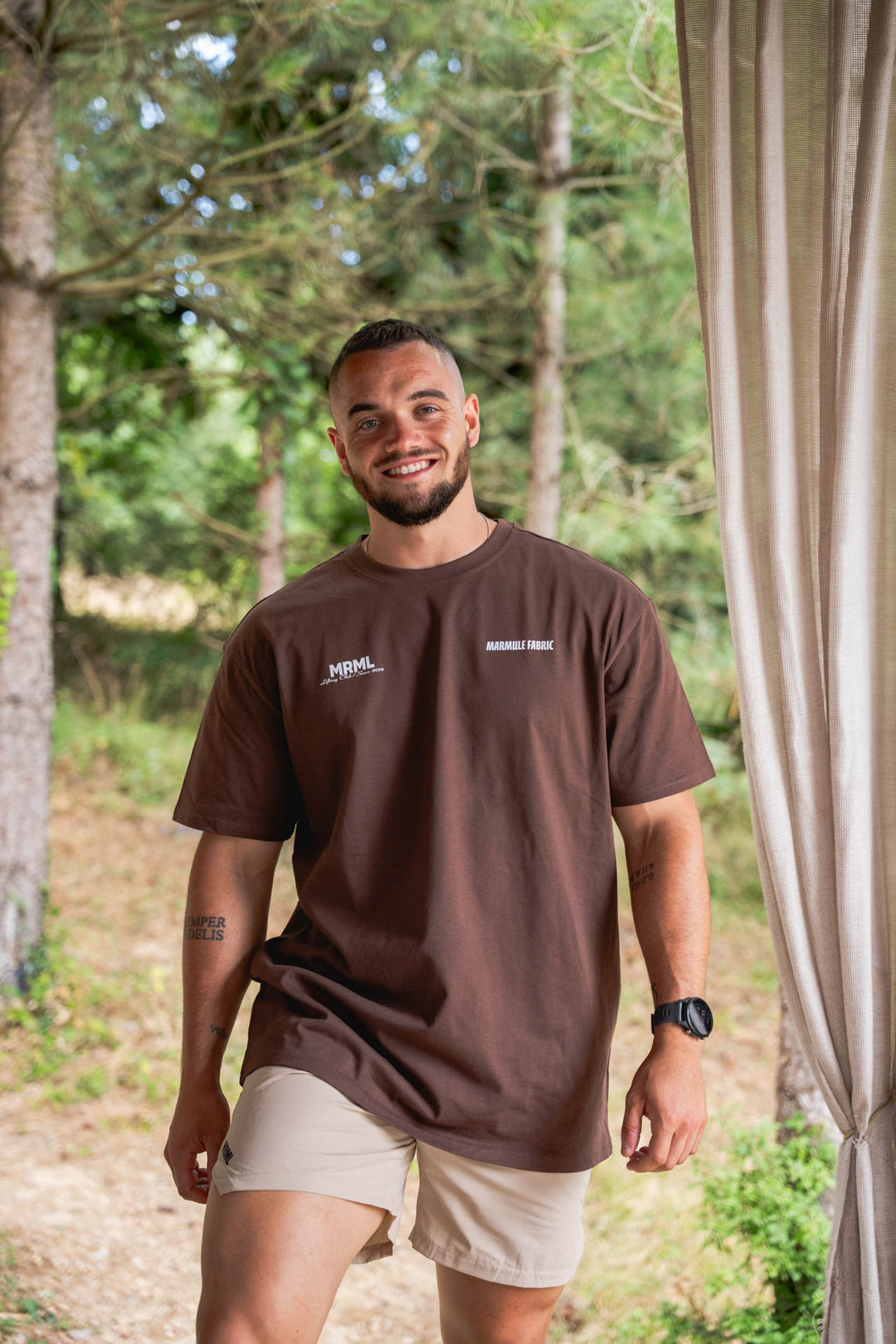 T-shirt Oversize Marron  MRML