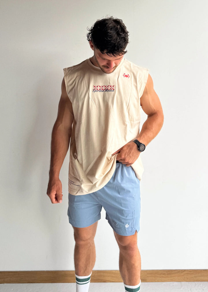 SHORT SOLSTICE FLOW - GRIS / BLEU