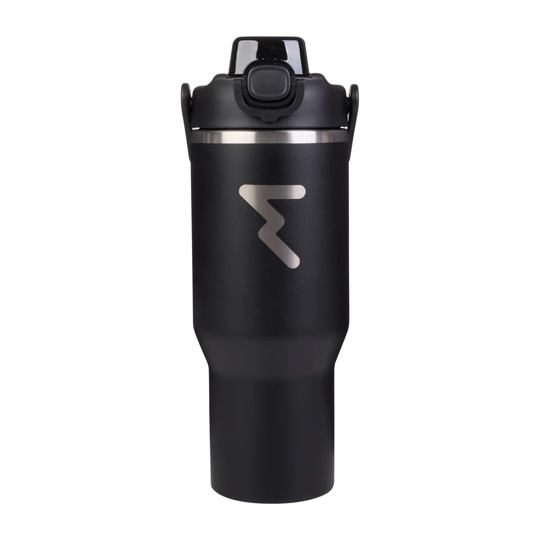 Bouteille Thermique En Aluminium Noir 1L