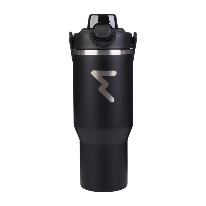 Bouteille Thermique En Aluminium Noir 1L