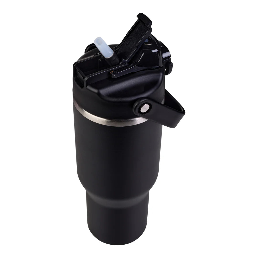 Bouteille Thermique En Aluminium Noir 1L