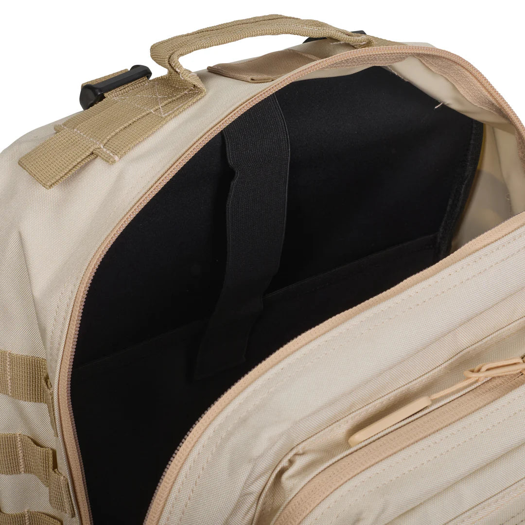 Sac à dos tactique V1 All In Crème kaki 45L
