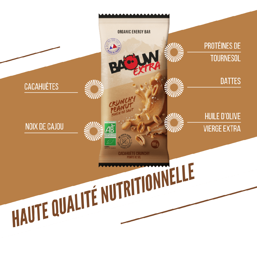 Barres Énergétiques - Crunchy/Cacahuète