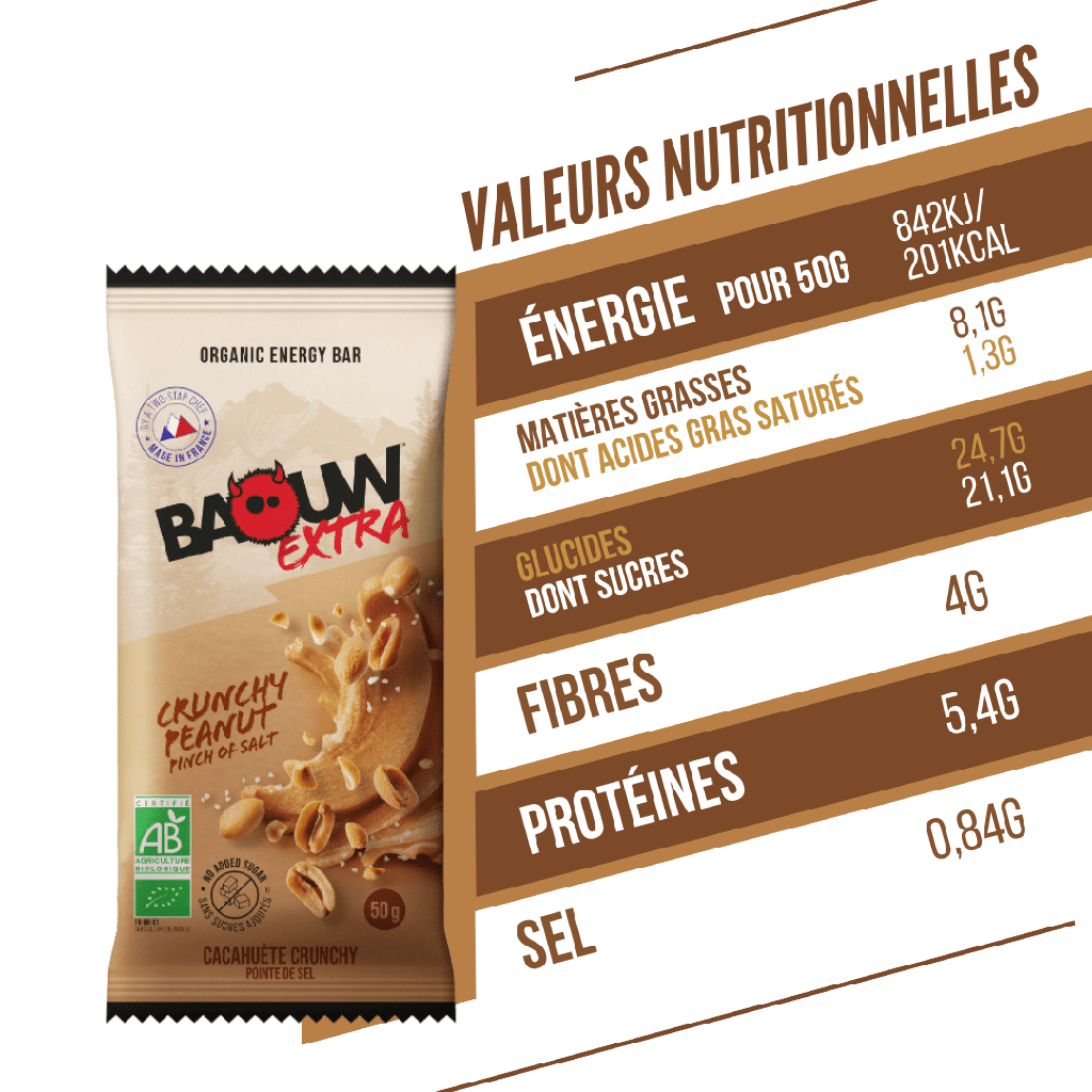 Barres Énergétiques - Crunchy/Cacahuète