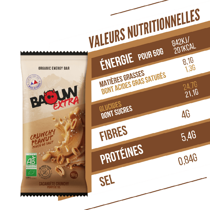 Barres Énergétiques - Crunchy/Cacahuète