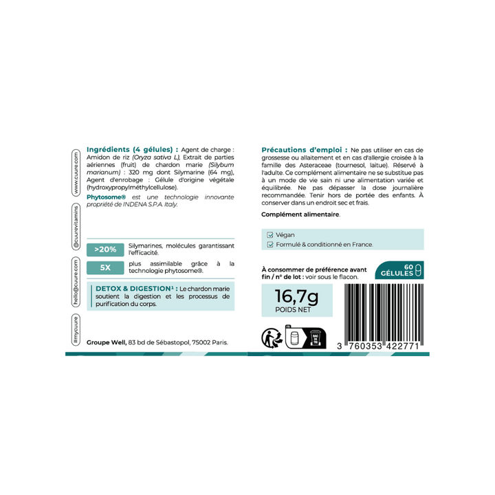 Chardon Marie (60doses)