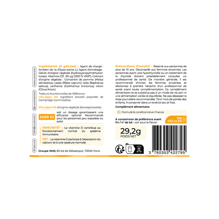 Vitamine D3 Vegan