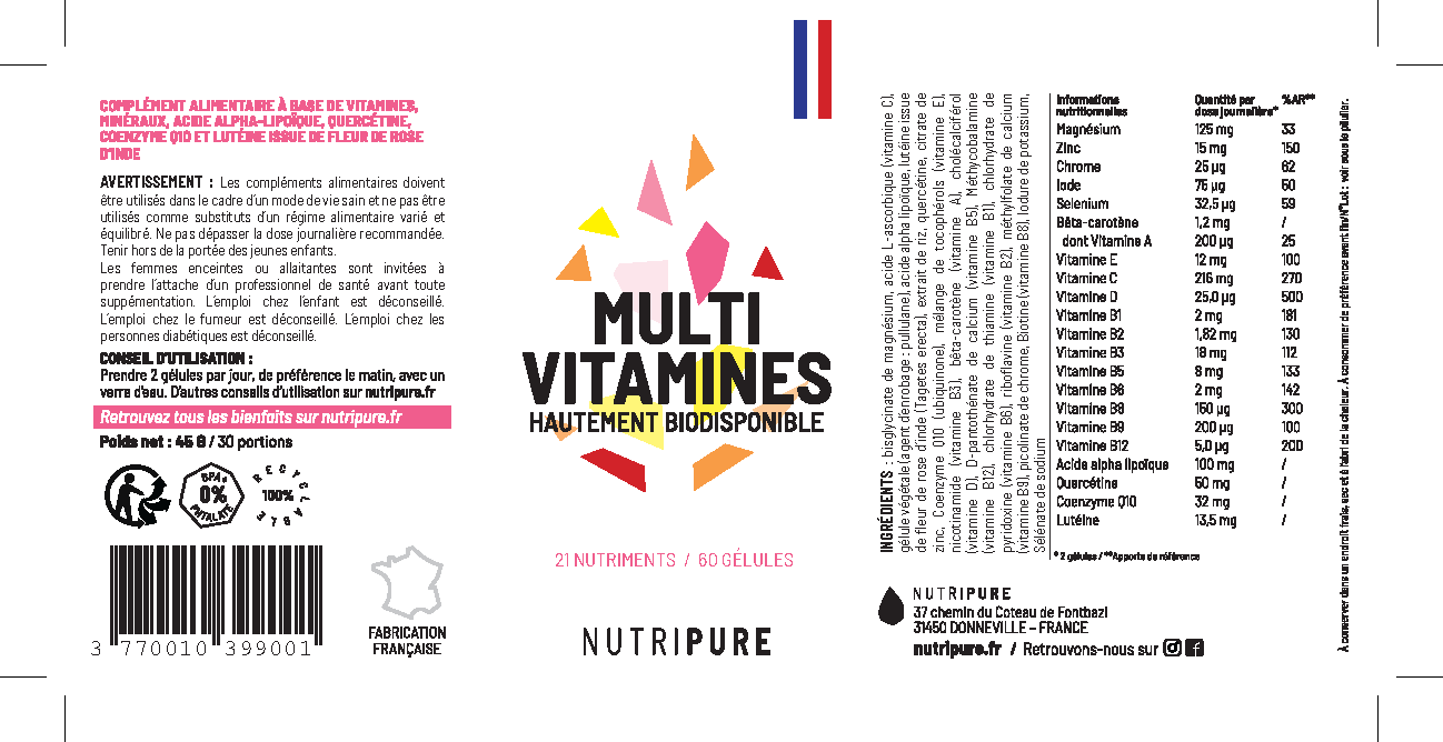 Multivitamins (1 month)