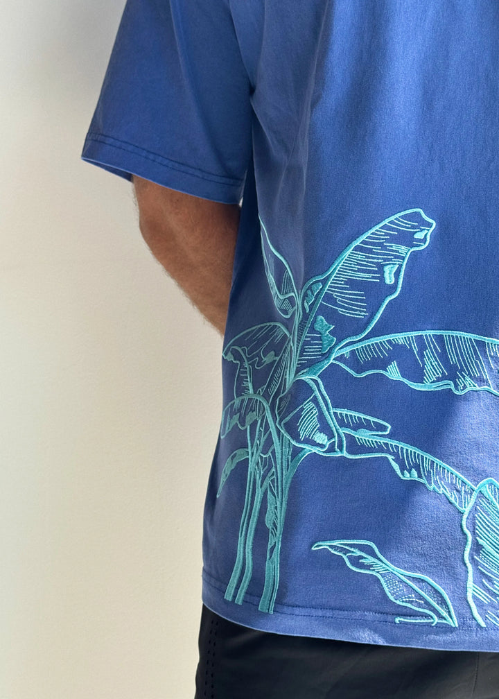 T-SHIRT BRODE OVERSIZE - PALM